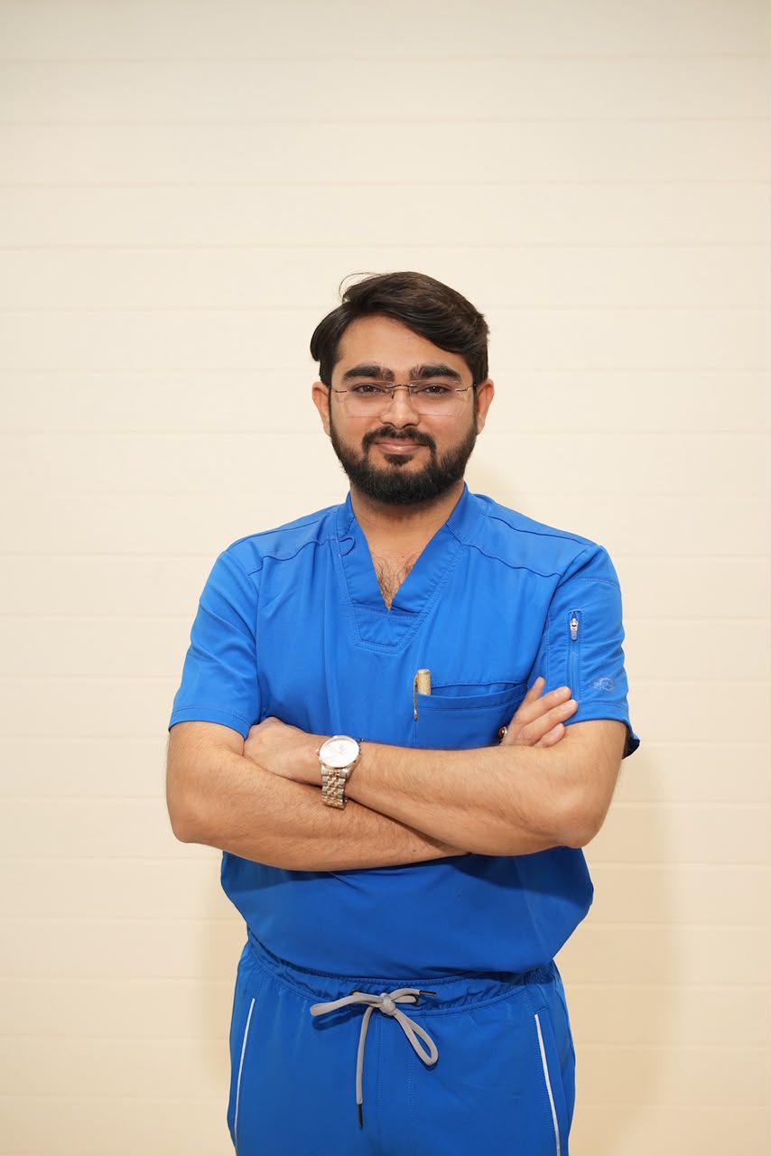 Dr. Vaidik Chauhan in Surgical OT Scrubs